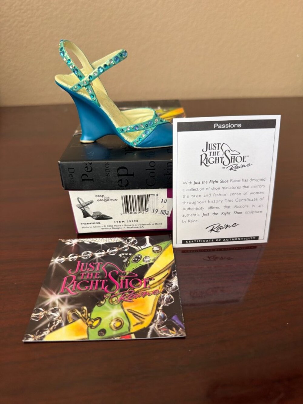 2006 Just the Right Shoe by Raine "Passions" #25590 NEW in Box - Picture 2 of 12